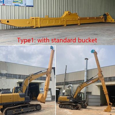 Bộ phận mang cánh tay kính thiên văn của máy đào với nhiều lớp tăng cường