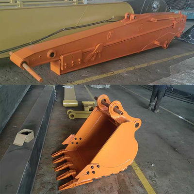 Sử dụng máy đào tầm xa Telescopic Boom Shaogang Q355B Better Slider
