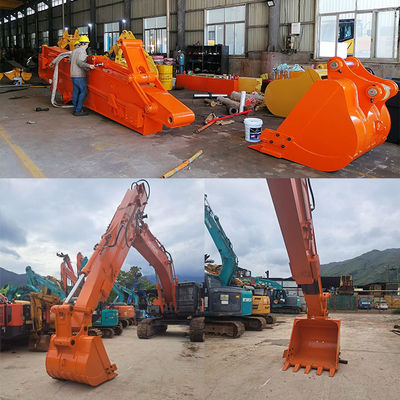 8M 10M 12M Telescopic Arm Excavator Use Q355B Nhà sản xuất lớn