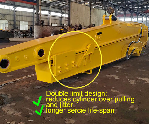Hydraulic Telescoping Excavator Boom hiệu suất tốt hơn ổn định