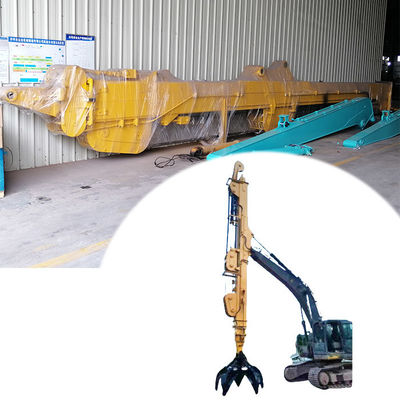 Máy đào cánh tay kính thiên văn với nắm và tầm xa sử dụng vật liệu tốt hơn
