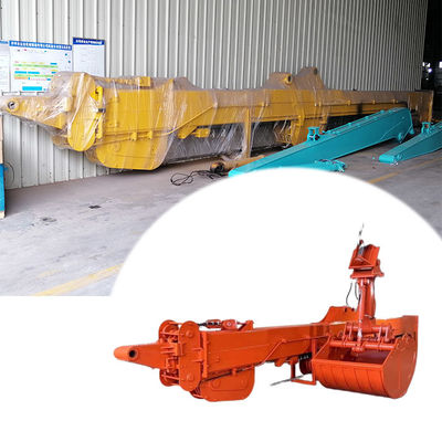 30m 32m Telescopic Dipper Arm với Clamshell Bucket Grapple