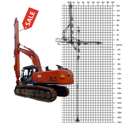 20m 25m Telescopic Dipper Arm với Clamshell Bucket Grapple Clamshell Telescopic Arm