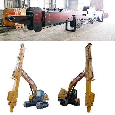 Telescopic Excavator Boom Telescopic Dipper Arm Với Chậu Clamshell