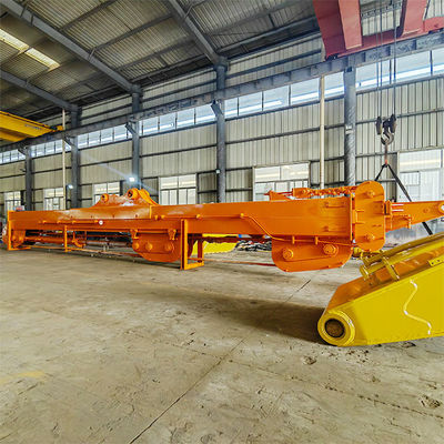 Máy đào Clamshell cánh tay kính thiên văn với răng để nắm lấy đất cát