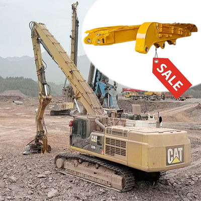 Máy xúc cần dài 20M, đóng cọc, thép Q355B cường độ cao