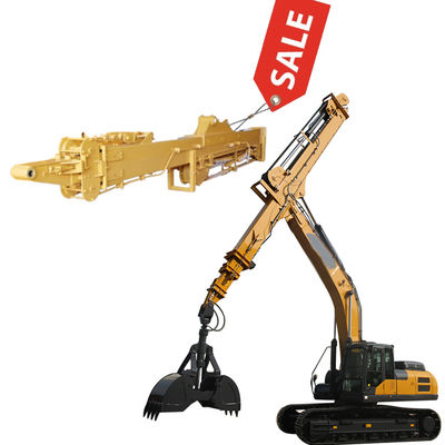 Cần vươn ống lồng cho máy xúc 30M hàng đầu với gầu ngoạm