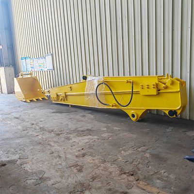 ZH OEM tùy chỉnh Q355B 8M 10M 11M 12M Excavator Long Reach Arm Long Reach Excavator Boom Excavator Sliding Arm cho đào nước và làm sạch sông