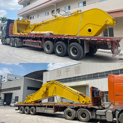 20M 22M Excavator Long Arm Long Boom Excavator Long Reach Arm với xô để đào