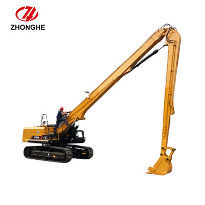Cần cẩu phá dỡ 2 đoạn 18 mét bền bỉ cho máy xúc 20-45 tấn để phá dỡ công trình, phụ kiện máy xúc Q355B