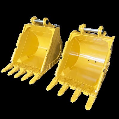 Gầu đá 1 Cbm ODM OEM siêu bền cho máy móc xây dựng, máy đào, tương thích với CAT320 PC200 ZX200