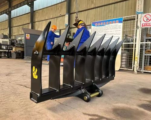 High Quality Customized 6-25Ton Excavator Root Rake Bucket Attachment for Construction and Farm Industries