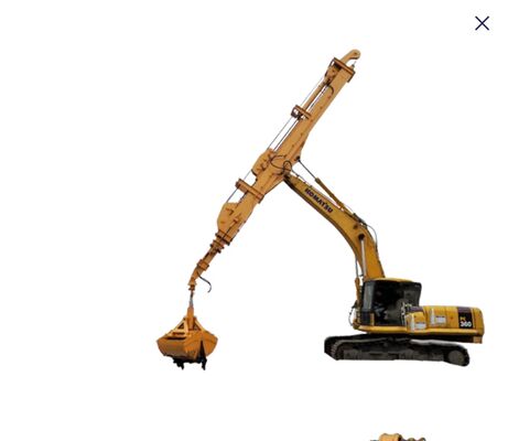 Máy đào ốc ốc 10m 12m Ba phần cánh tay kính thiên văn Long Reach Boom và cánh tay thích hợp cho máy đào 10-15ton