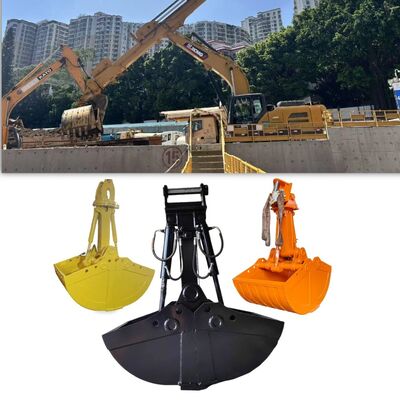 Ứng dụng máy đào 1-1.5cbm Clamshell Grab Bucket, Shell Bucket, Hydraulic Clamshell Excavator Bucket cho máy đào 20-30ton