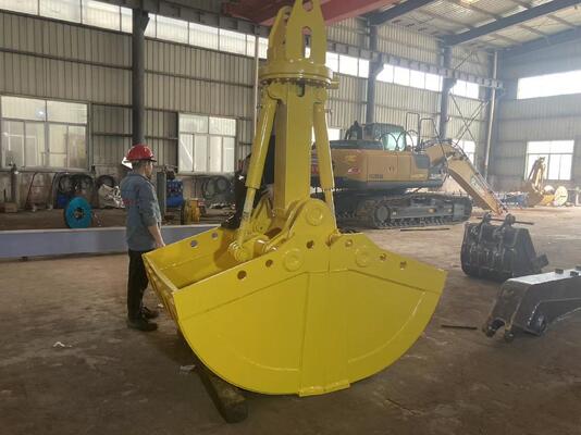 Ứng dụng máy đào 1-1.5cbm Clamshell Grab Bucket, Shell Bucket, Hydraulic Clamshell Excavator Bucket cho máy đào 20-30ton