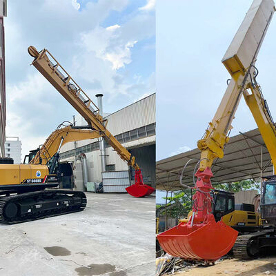 25M 30M Telescopic Dipper Arm với 1.5CBM Bucket cho 50Ton
