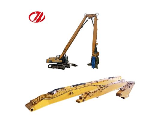 Cần phá dỡ tầm cao ba khúc tùy chỉnh 16-24m phù hợp cho máy xúc 20-38 tấn để phá dỡ nhà cao tầng