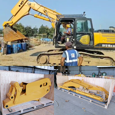 Cần đào hầm cho thuê với gầu / búa phá đá