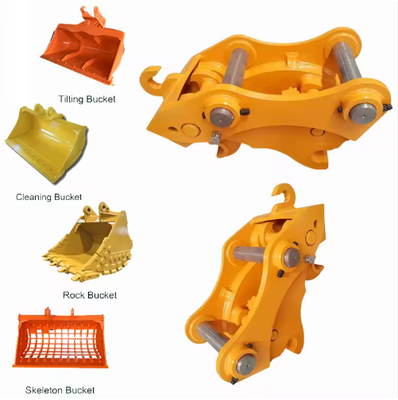 6-8T Bucket Change Hydraulic Excavator Quick Hitch Tilt Coupler Power Tilt Rotating Quick Hitch Excavator