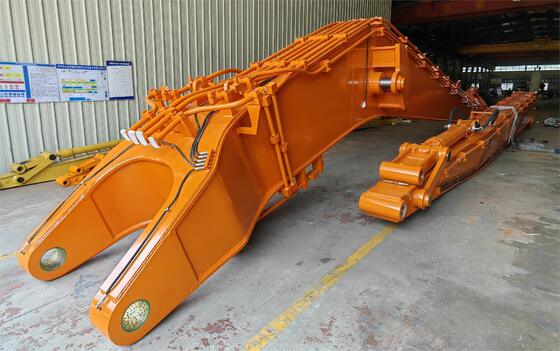 Máy đào Long Reach Boom và Arm 14M Extensive Boom Arm cho PC120 DH225 CAT320