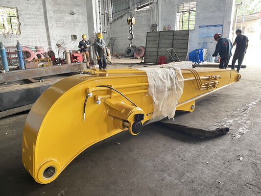 Cần và tay cần đóng cọc 18M cho máy đào hạng nặng, dùng cho máy đào 35-50 tấn để thi công nền móng