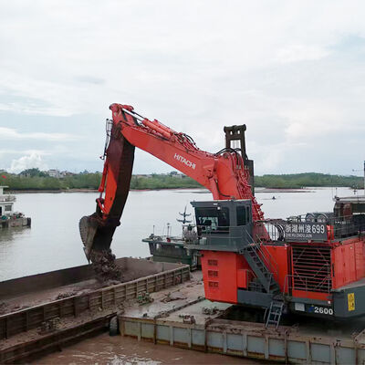 Cánh tay dài máy xúc được thiết kế cho tầm vươn xa và độ bền vượt trội